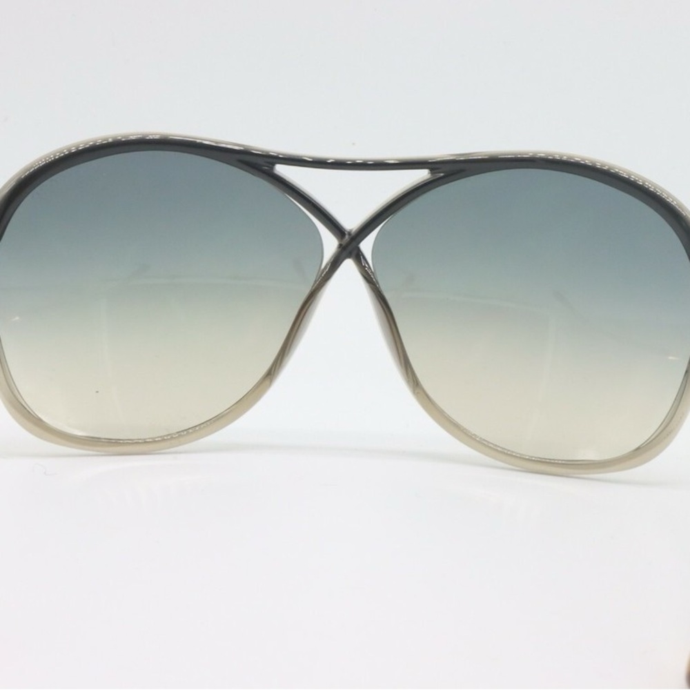 Tom Ford Black and Cream Gradient Sunglasses
